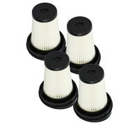 vhbw 4x filtre plissé plat compatible avec Beko 8835641200, BKK 1421 aspirateur sans fil à batterie - Élément filtrant