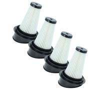 vhbw 4x filtre remplacement pour Beko C00884722, 9178013673 pour aspirateur - filtre HEPA noir / blanc
