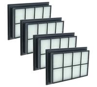 vhbw 4x filtre remplacement pour Kärcher 2.860-229.0 pour aspirateur - filtre HEPA noir/blanc