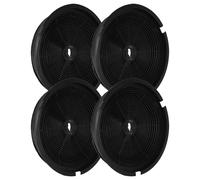 vhbw 4x Filtres à charbon actif compatible avec 3i marchi ARC 0 2, ARCO, ANGOLO CAMINO, C1, COLONIAL, CP, D3, AZIMUTH hotte aspirante - 19 cm