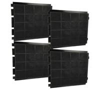vhbw 4x Filtres à charbon actif compatible avec Airforce CONCRETE F129C 50 K3 IX/Sand 600 CCF1295103C hotte aspirante