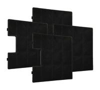 vhbw 4x Filtres à charbon actif compatible avec Baumann FWK 225 2, FWK 225 1 hotte aspirante