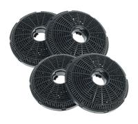 vhbw 4x Filtres à charbon actif compatible avec Beko HCA 93641BH, 93640BH hotte aspirante