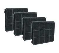 vhbw 4x Filtres à charbon actif compatible avec Blaupunkt CUBE2 hotte aspirante