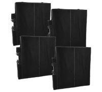 vhbw 4x Filtres à charbon actif compatible avec Bosch DWG64BC50B/01, DWG66DM50B/01, DWG94BC50B/01, DWG96DM50B/01, DWQ64BC50B/01 hotte aspirante