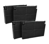 vhbw 4x Filtres à charbon actif compatible avec Brandt DZ57600BE, DZ57909BE, DZ57903BE hotte aspirante