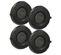 vhbw 4x Filtres à charbon actif compatible avec Candy CFT62/2N, CFT62/2W, CFT62/2X, CFT620, CFT910/2SX, CFT922W, CTF620/2W hotte aspirante