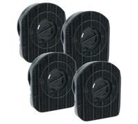 vhbw 4x Filtres à charbon actif compatible avec Climadiff ILO600CRI, ILO600BLU, WING900CRI, SMART600X, SLIM900X, ILO900X hotte aspirante