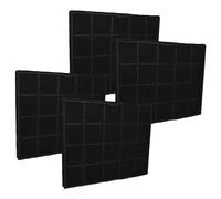 vhbw 4x Filtres à charbon actif compatible avec Electrolux LFT419W, LFT419X, LFT426K, LFT429X, LFT766X, LFT426X, LFT429K, LFT429W hotte aspirante