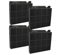 vhbw 4x Filtres à charbon actif compatible avec Elica Cubica, Düz Cam IX/A/60, Cube IX/A/90, Cube IX/A/90. 0, düz cam. M20PMBL3V hotte aspirante