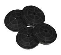 vhbw 4x Filtres à charbon actif compatible avec Elica ELCR90VN, ELLE, ELITE 26, ELMEVNXB, EPRF0034236, EMERALD hotte aspirante - 17,2 cm