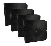 vhbw 4x Filtres à charbon actif compatible avec Falmec LUMEN 2730, 2630, 2430, 1630, 1430, 1230, 2732, 2731 hotte aspirante