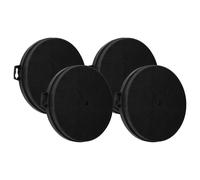 vhbw 4x Filtres à charbon actif compatible avec Faure FHT6134N, FHC9131WC, FHC9131NC hotte aspirante - 21 cm