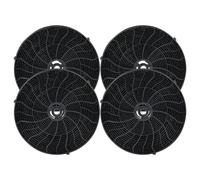 vhbw 4x Filtres à charbon actif compatible avec Hotpoint-Ariston 7HHPN6FAMAN, HBB9ABXHA, HBB6ABXHA, AH62CMXHA, 7HHPN6FAMOW hotte aspirante