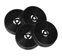 vhbw 4x Filtres à charbon actif compatible avec Klarstein Antonia, Alessia hotte aspirante