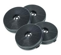 vhbw 4x Filtres à charbon actif compatible avec Klarstein Zarah, Zelda, Balzac, Aurica, Aurora Eco, Contempo, Contempo Neo hotte aspirante - 13,3 cm