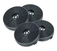 vhbw 4x Filtres à charbon actif compatible avec Klarstein Zarah, Zelda, Balzac, Aurica, Aurora Eco, Contempo, Contempo Neo hotte aspirante - 13,3 cm