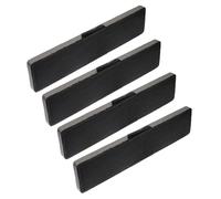 vhbw 4x filtres à charbon actif compatible avec Miele AURA EDITION 6000 / BRWS, 6000 / EDST hotte de cuisine - 43 x 10 x 2 cm, charbon actif