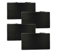 vhbw 4x Filtres à charbon actif compatible avec Miele DA 327, DA 327 I, DA 326 I 60, DA 326 I EXT, DA 326 I hotte aspirante - 40 x 23,5 x 3 cm