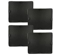 vhbw 4x Filtres à charbon actif compatible avec Miele DA 5190 W, DA 5100 D U, DA 5106 D, DA 489-4, DA 489-4 EXT hotte aspirante - 29 x 24,5 x 2 cm