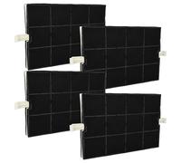 vhbw 4x Filtres à charbon actif compatible avec Neff D9970N0, D91T7N0, D91M6N0, D91M5N0, D8985N1, D8985N0 hotte aspirante - 36,7 x 20,0 x 2,4 cm