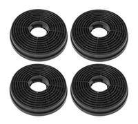 vhbw 4x Filtres à charbon actif compatible avec Respekta CH 0150 IX, CH 0160 IX, CH 0190 IX, CH 21060 S, CH 21060 W hotte de cuisine