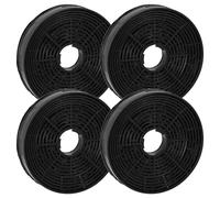 vhbw 4x Filtres à charbon actif compatible avec Silverline AF 90