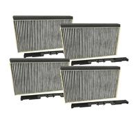 vhbw 4x Filtres à charbon actif remplacement pour Europart 10041403 pour hotte aspirante