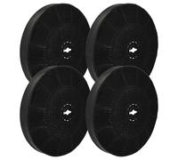 vhbw 4x Filtres à charbon actif remplacement pour Gorenje 185358 pour hotte aspirante - 19 cm