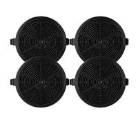 vhbw 4x Filtres à charbon actif remplacement pour Klarstein DSM-Sofia-CF, 10035567 pour hotte aspirante - 11,2 cm