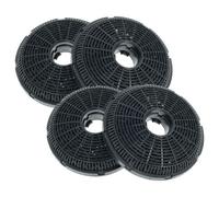 vhbw 4x Filtres à charbon actif remplacement pour Silverline AF110 pour hotte aspirante