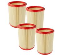 vhbw 4x Filtres à lamelles compatible avec Nilfisk EC 480, EC 380, EC 380-SW/B1, 11280 Absolut-Filter Patrone, 30063 aspirateur à main