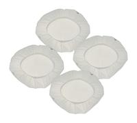 vhbw 4x Filtres à membrane compatible avec Würth ISS 55, ISS 45, ISS 35, ISS 32 aspirateur - Lot de filtres textiles blanc