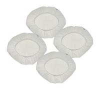 vhbw 4x Filtres à membrane remplacement pour Kärcher 6.904-212.0 pour aspirateur - Lot de filtres textiles blanc