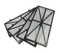 vhbw 4x Filtres compatible avec Dolphin Deluxe 4, Advantage Plus aspirateur, nettoyeur piscine - Coussinets, 27,2 x 13,1 x 1,3 cm