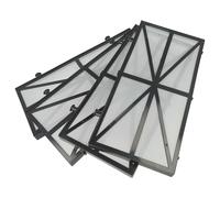 vhbw 4X Filtres Compatible avec Dolphin Prowler 820, Premier, Master M5 aspirateur, Nettoyeur Piscine - Coussin filtrant, 27,2 x 13,1 x 1,3 cm