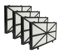 vhbw 4x Filtres compatible avec Dolphin Quest, Prowler 830, Thunder 10 aspirateur, nettoyeur piscine - Coussin filtrant, 27,7 x 13,3 x 1,3 cm