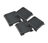 vhbw 4x Filtres compatible avec Liebherr ICBSd 5122-20A, ICBSd 5122-20B, ICd 5123-20A, ICd 5123-20B réfrigérateur - Filtre à charbon actif