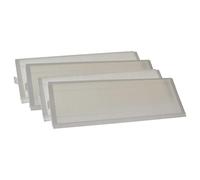 vhbw 4x Filtres compatible avec Zehnder ComfoAir E300, E350, Pro 300, E400 appareil de ventilation - Set de filtres à air G4, 50 x 16 x 4 cm blanc