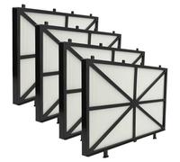 vhbw 4x Filtres H11 compatible avec Dolphin Bluemaxi 65i, C4, C3, Bio aspirateur, nettoyeur piscine - Coussin filtrant, 26,5 x 15,8 x 1,1 cm