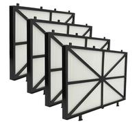 vhbw 4X Filtres H11 Compatible avec Dolphin Supreme M4 Pro, M4, Liberty aspirateur, Nettoyeur Piscine - Coussin filtrant, 26,5 x 15,8 x 1,1 cm