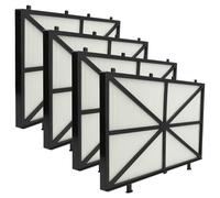 vhbw 4x Filtres H11 compatible avec Dolphin Supreme M4 Pro, M4, Liberty aspirateur, nettoyeur piscine - Coussin filtrant, 26,5 x 15,8 x 1,1 cm