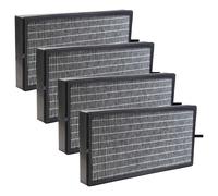 vhbw 4x Filtres H11 compatible avec Kärcher AF 100 purificateur d'air - Filtre de rechange avec charbon actif intégré