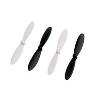 vhbw 4X Hélice Compatible avec Aerocraft 6-Axis JXD 388 Drone - 2 Paires d'hélices autobloquantes Noir/Blanc