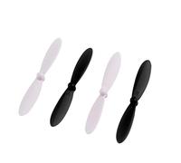 Vhbw 4x Hélice Compatible Avec Hubsan X4 H107, X4 H107 Led, X4 H107c (Camera), X4 H107g (Fpv) Drone - 2 Paires D'hélices Autobloquantes, Noir / Blanc-Vhbw Blanc