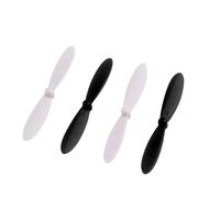 Vhbw 4x Hélice Compatible Avec Jamara Qcf 110 Drone - 2 Paires D'hélices Autobloquantes, Noir / Blanc-Vhbw Blanc