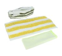 vhbw 4x Housses compatible avec Kärcher SC 5 EasyFix Iron Plug nettoyeur à vapeur - gris / blanc