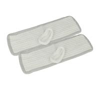 vhbw 4x Housses de rechange compatible avec Dirt Devil Vaporex M380, M380-1, M380-2, M380-5 nettoyeur à vapeur - 2x housse en coton, 2x serpillière