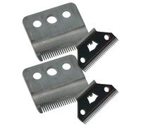 vhbw 4x lames de rechange (2x grand couteau, 2x lame de précision) compatible avec Moser Edition 1400, 1420 (A-C) tondeuse à cheveux