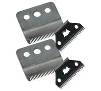 vhbw 4x lames de rechange remplacement pour Moser 1401-7600 | pour tondeuse à cheveux - (2x grand couteau, 2x lame de précision)